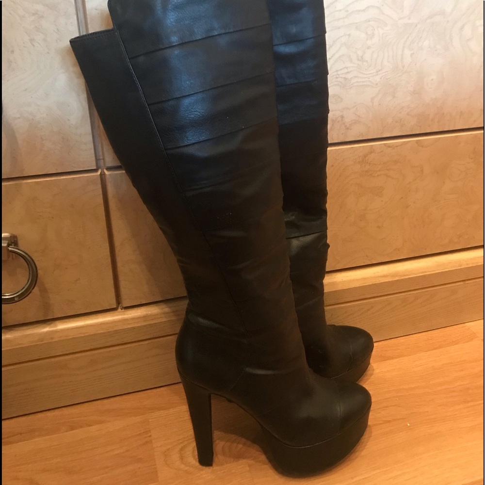 Jessica Simpson Black Knee High Boots